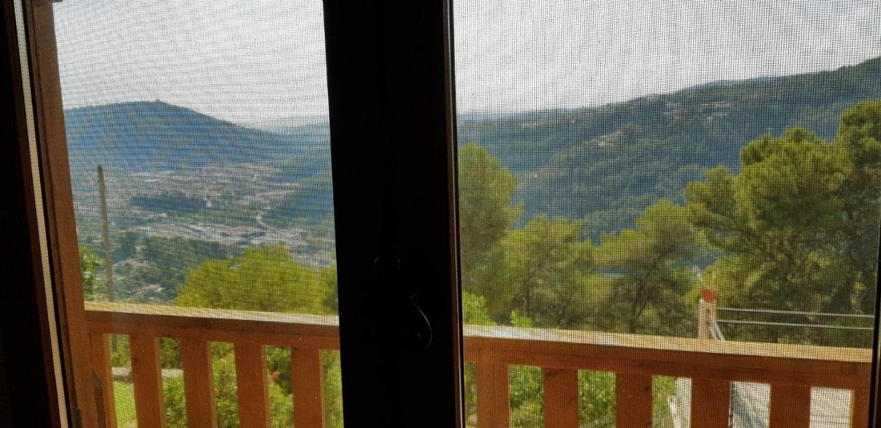 Le Chalet De La Pierreraie Cote D'Azur Piscine Terrasse Et Vue Mer Drap Exteriör bild